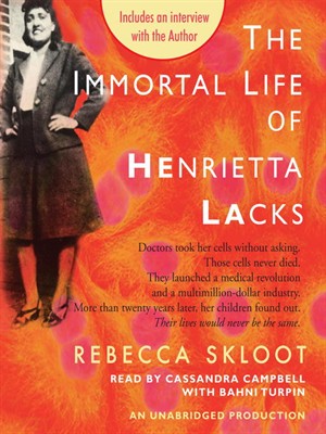 Cover of The Immortal Life of Henrietta Lacks